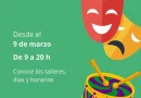 Abrieron las inscripciones a los talleres de Esquinas de la Cultura en el CRECE de Flor de Maroñas