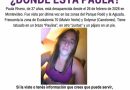 Buscan a mujer de 37 años desaparecida desde el 26 de febrero en Montevideo